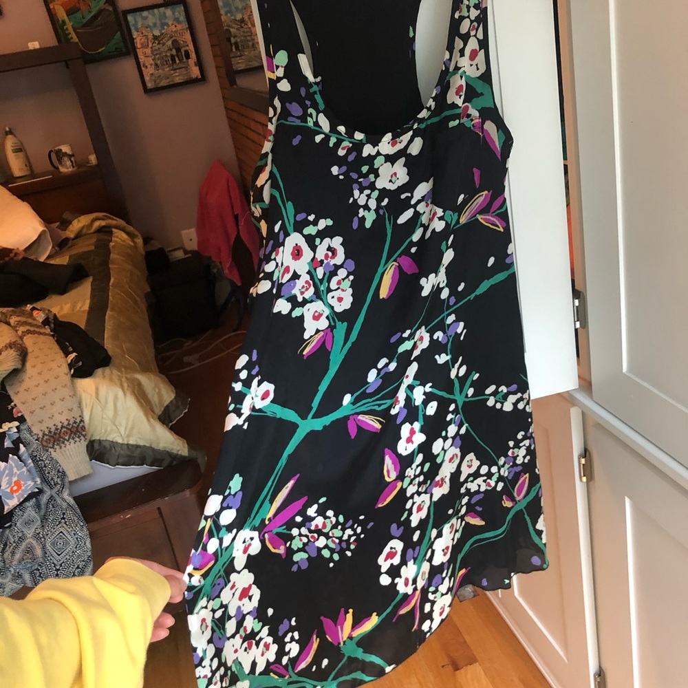 Patterned shirt dress